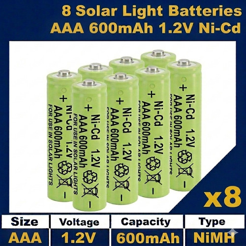 Batterie ricaricabili aaa - 8,