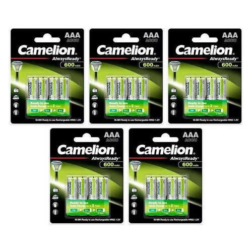 20x batterie ricaricabili - 20x,