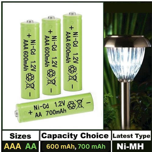 Batterie ricaricabili luce