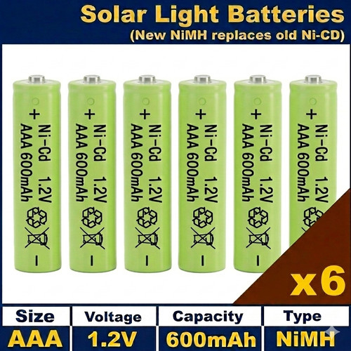 Batterie ricaricabili 2v - ricaricabili, 1,2v